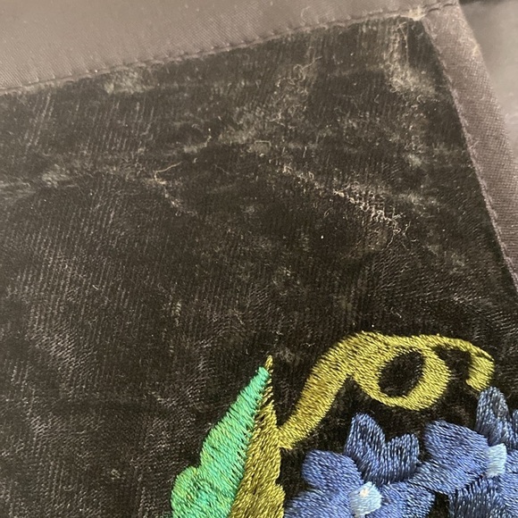 Chicos design VTG floral embroidered Vest Womens M Artsy Art to wear Boho - Picture 6 of 10